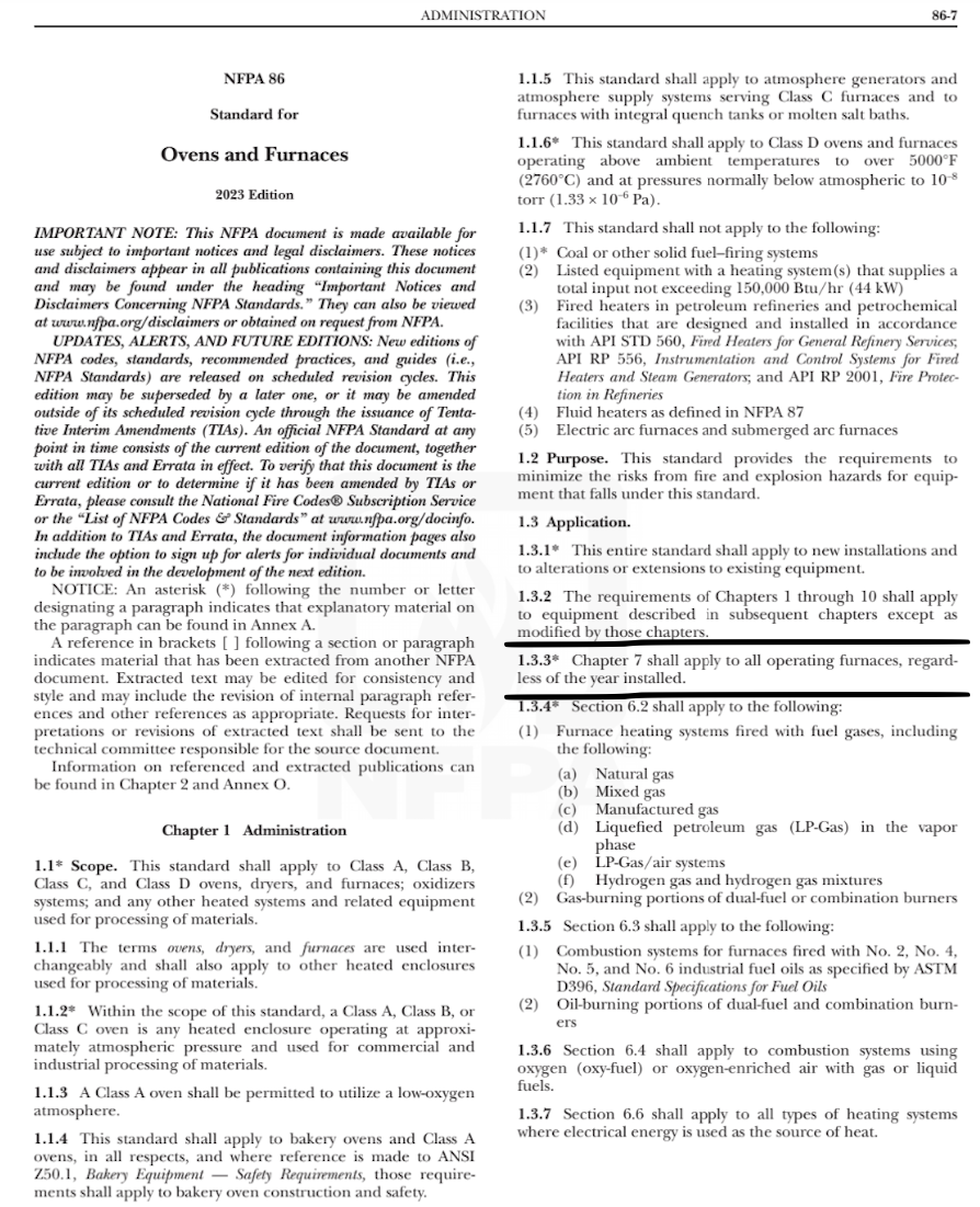 NFPA Provisions (1)